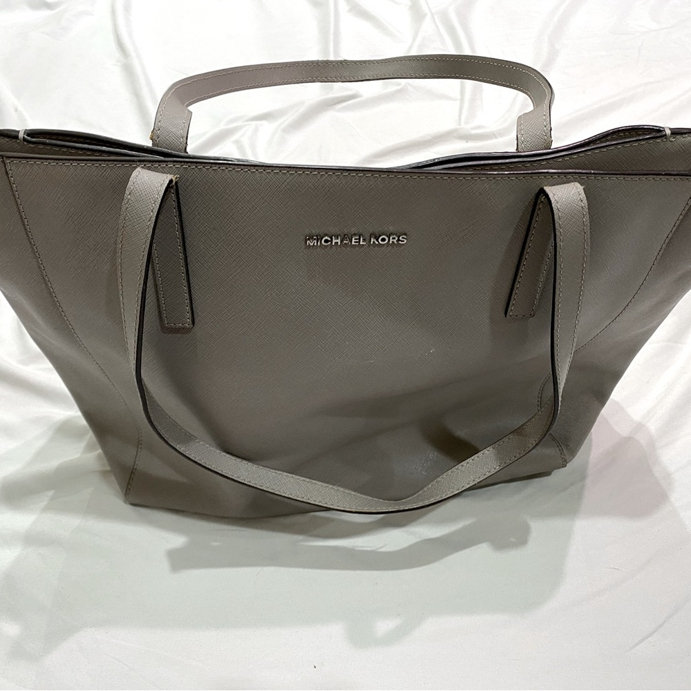 Gray Michael Kors Tote